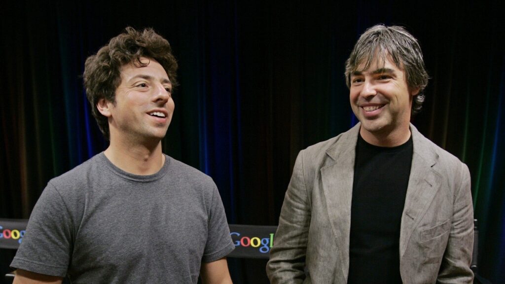 Sergey Brin e Larry Page, i fondatori di Google