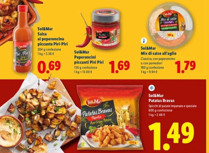 dettaglio settimana spagnola Lidl