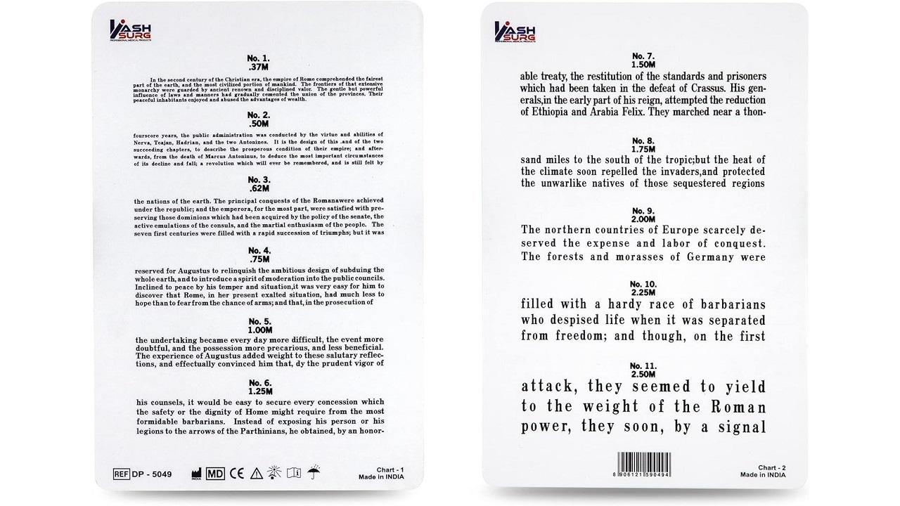 Un esempio di tavola di Jaeger