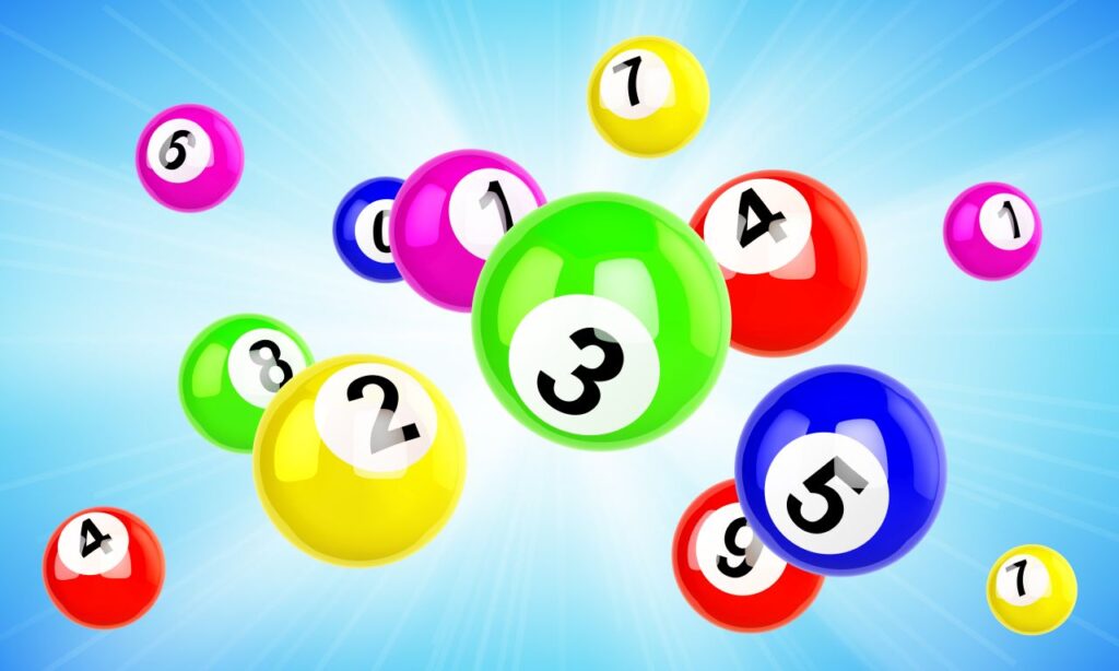 Palline colorate del lotto