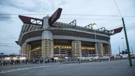 Lo storico Stadio Giuseppe Meazza o stadio San Siro a Milano