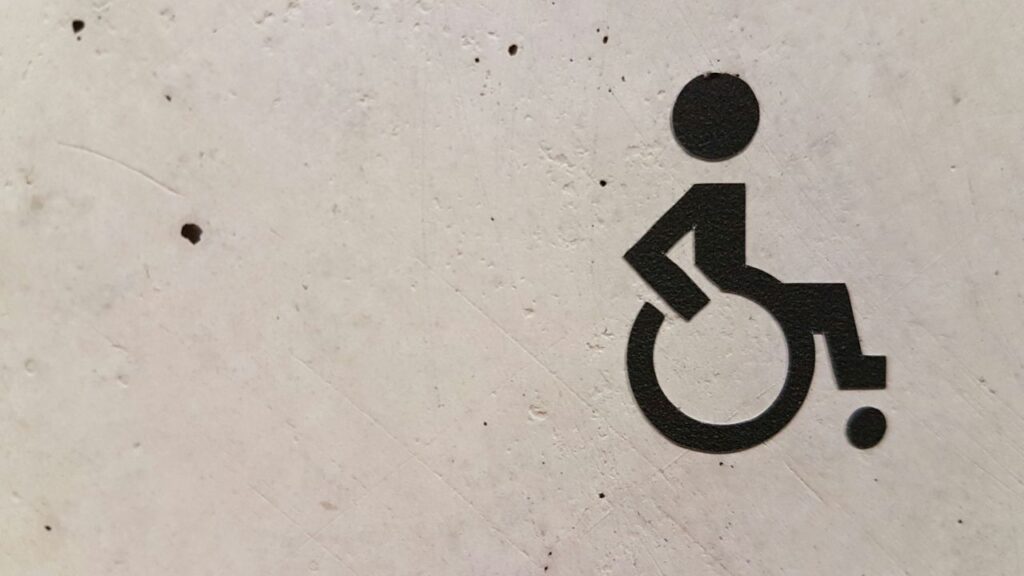 simbolo di persona con disabilità