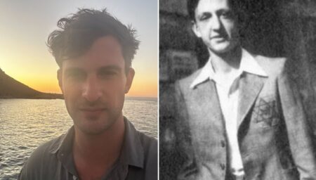 David Adler e suo nonno Jacques