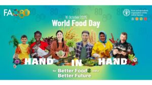 Il manifesto di presentazione del World Food Day 2025