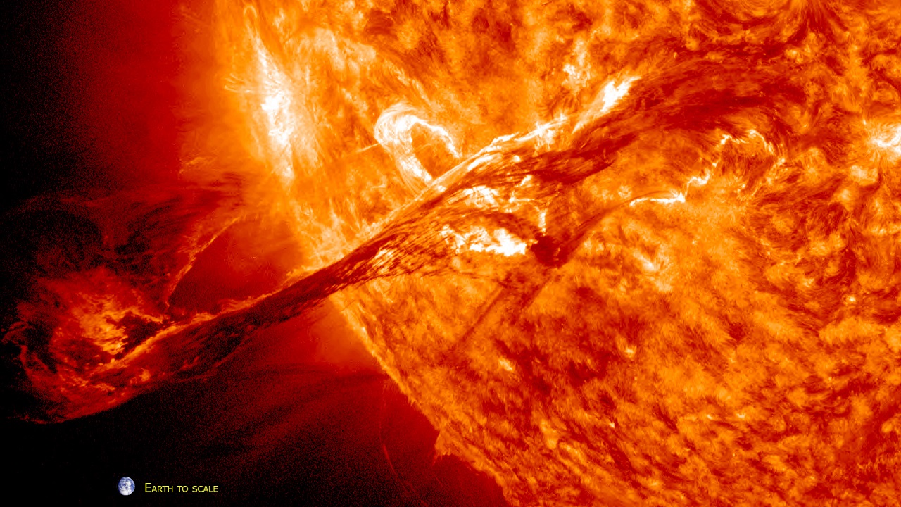 non sono uragani non sono tempeste il sole sta lanciando tornado invisibili verso la terra