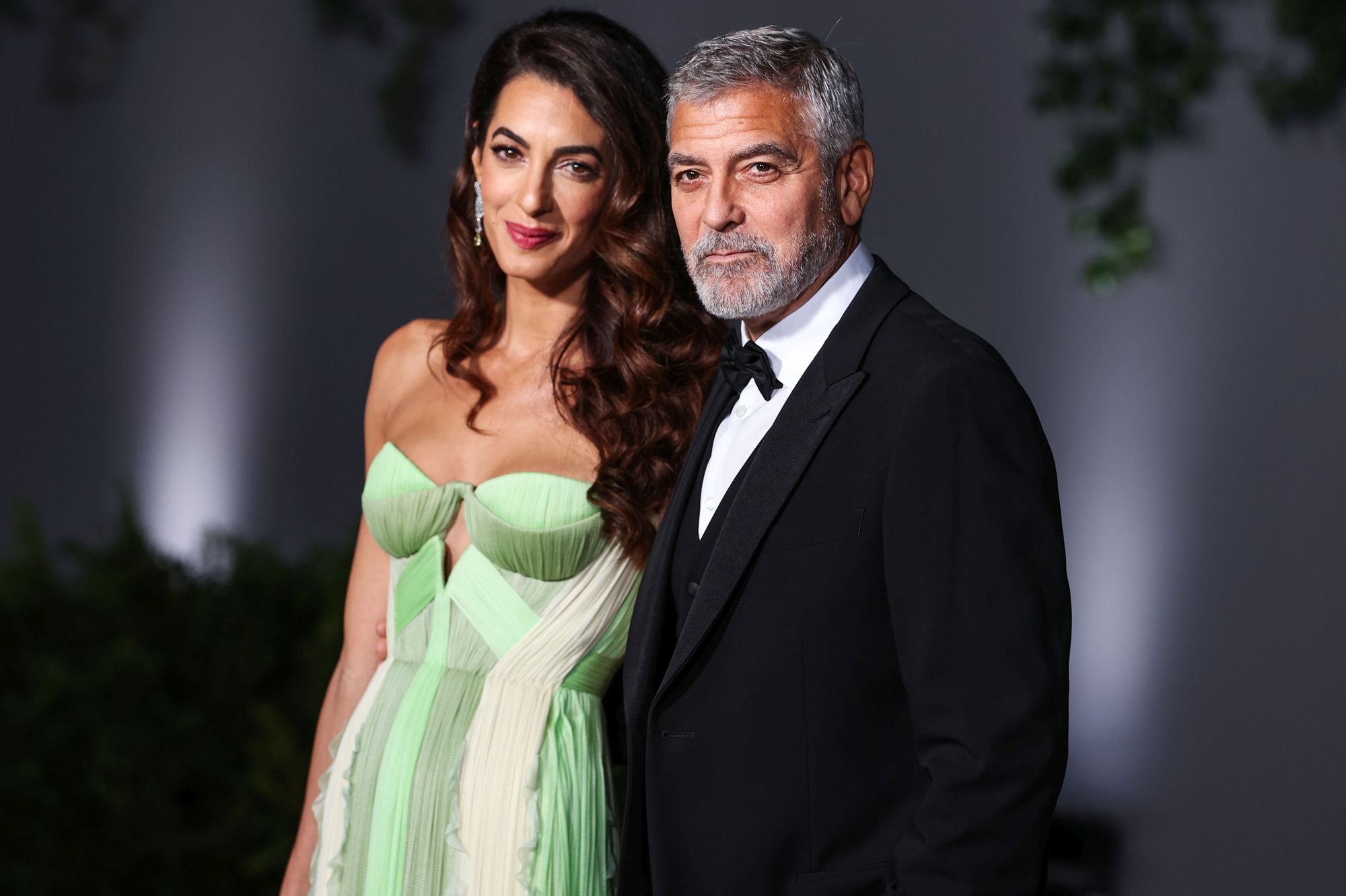  George Clooney e sua moglie Amal