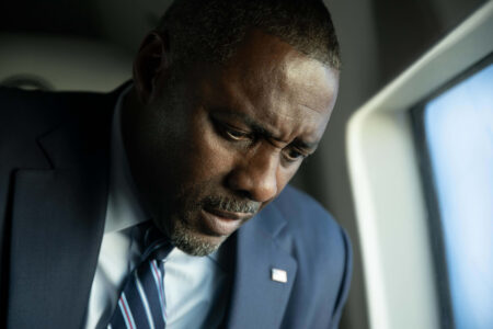 Idris Elba in una scena di A house of Dynamite