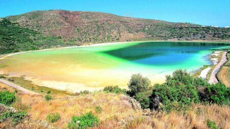 Lago bagno dell'acqua Pantelleria