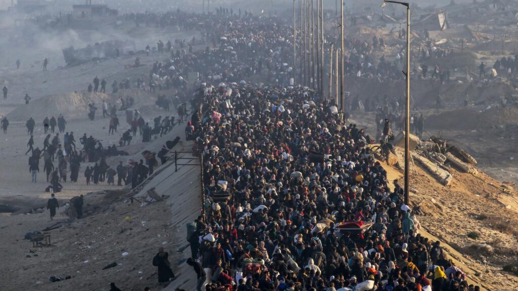 Palestinesi in fuga