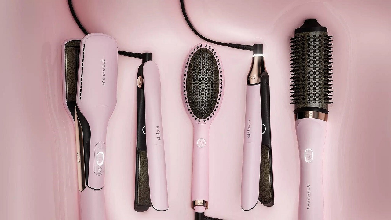Gli accessori della linea limited edition GHD Pink