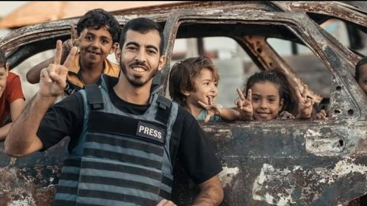 Il giornalista Saleh al-Jafarawi, ucciso nel quartiere Sabra di Gaza City il 12 ottobre 2025 da alcuni membri del clan Doghmush