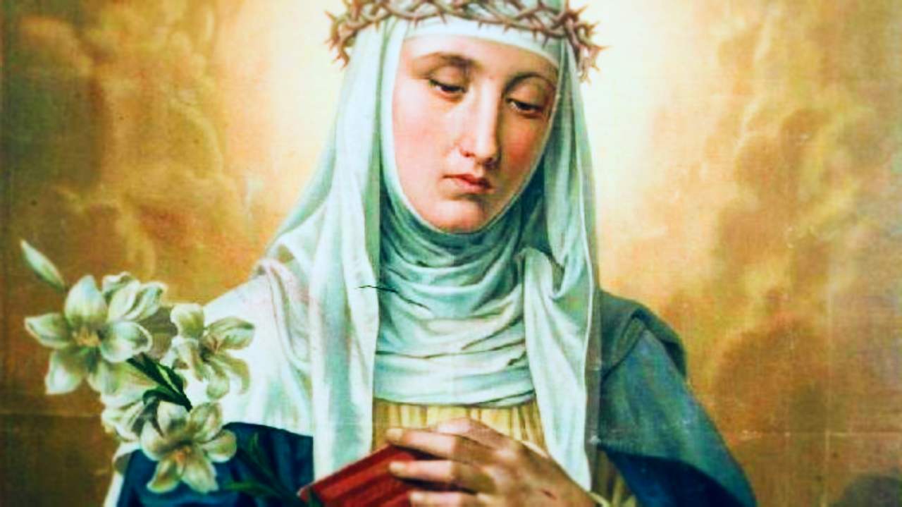 Una rappresentazione di Santa Caterina da Siena