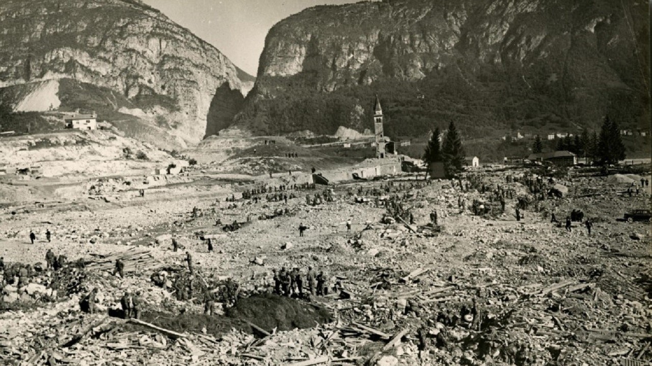 La valle del Vajont il 9 ottobre 1963