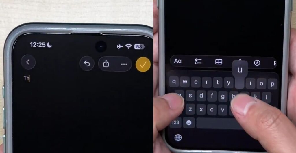 dettaglio del video che svela bug iPhone