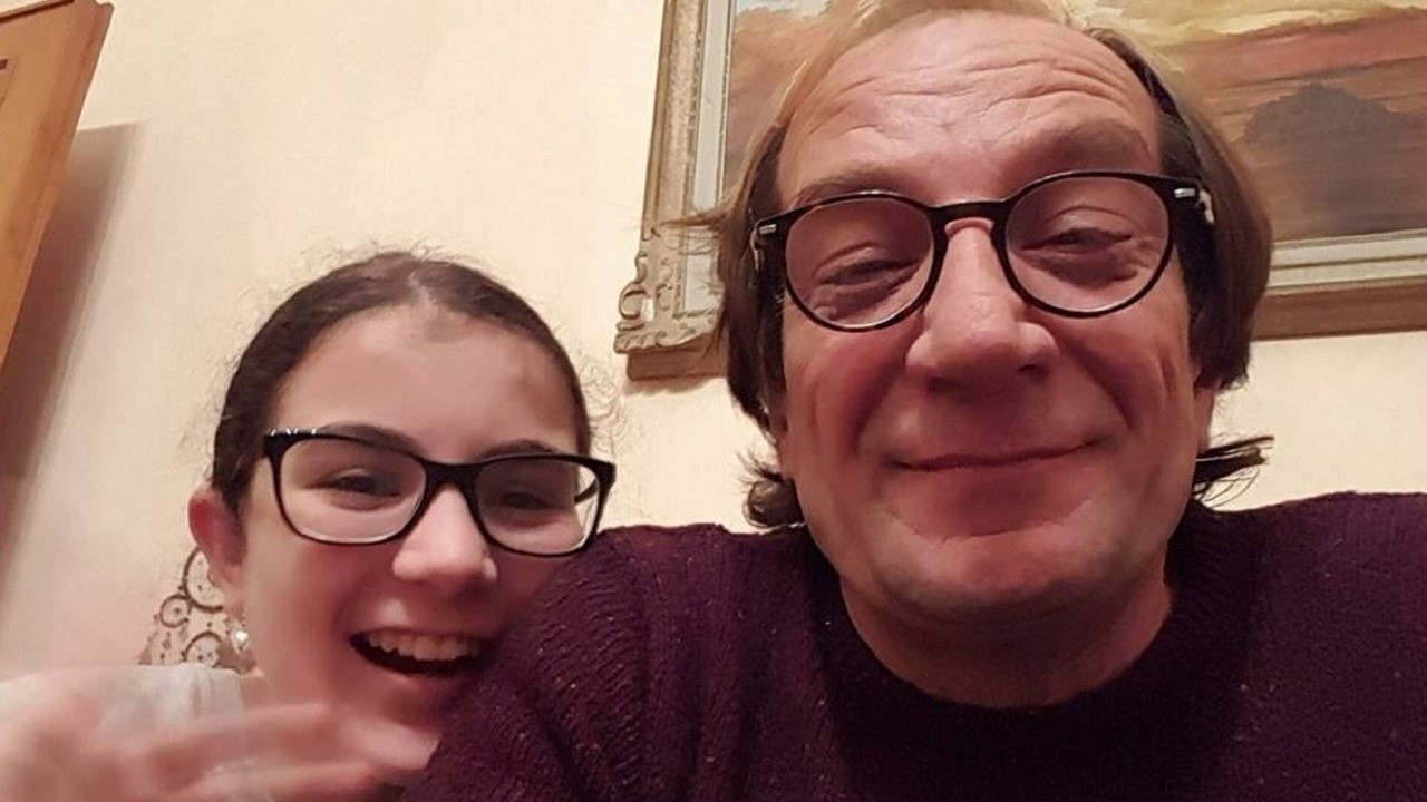 Raffaele Marianella con la figlia Federica
