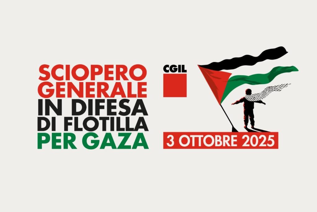 sciopero 3 ottobre per Gaza e Flotilla