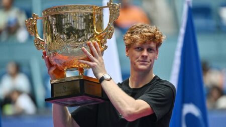 Jannik Sinner, vincitore dell'ATP 500 Pechino 2025