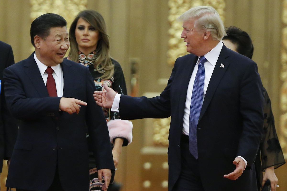 Trump e Xi Jinping 