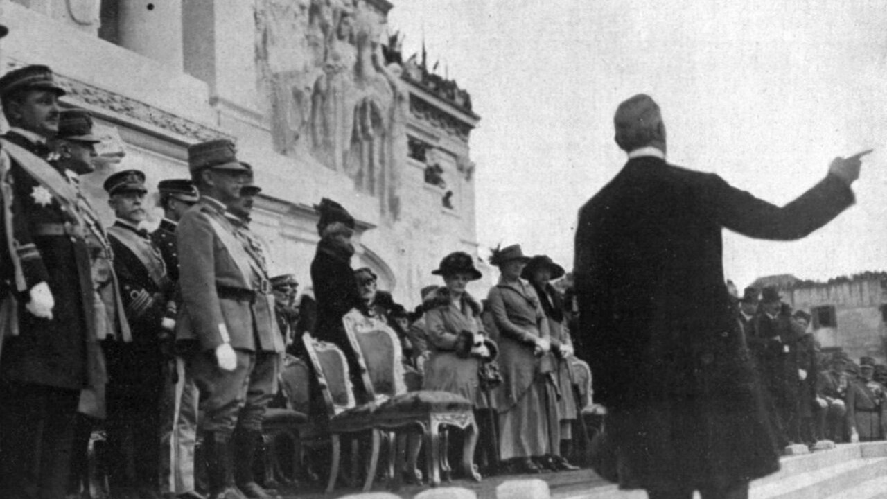 La Festa delle Bandiere il 4 novembre 1920