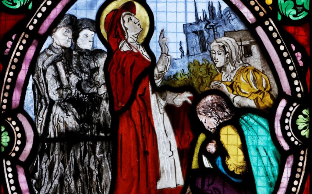 Vetrata dedicata a San Renato