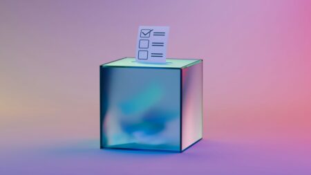 rappresentazione di un seggio elettorale