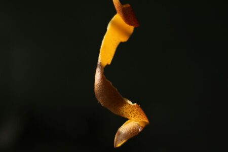 una buccia di arancia