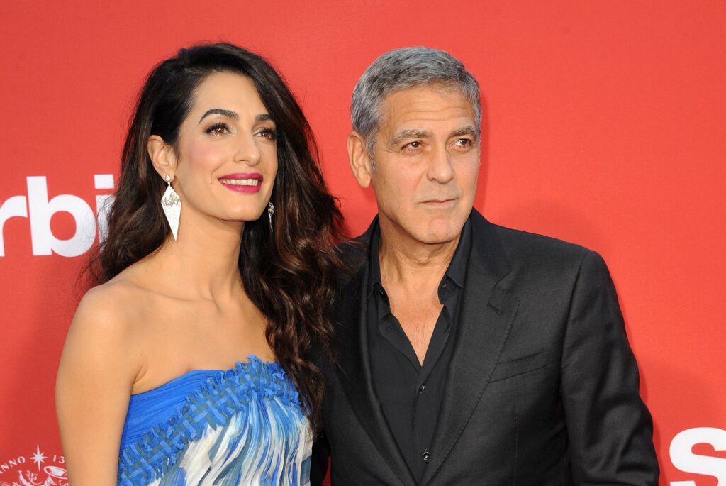 George Clooney e sua moglie Amal