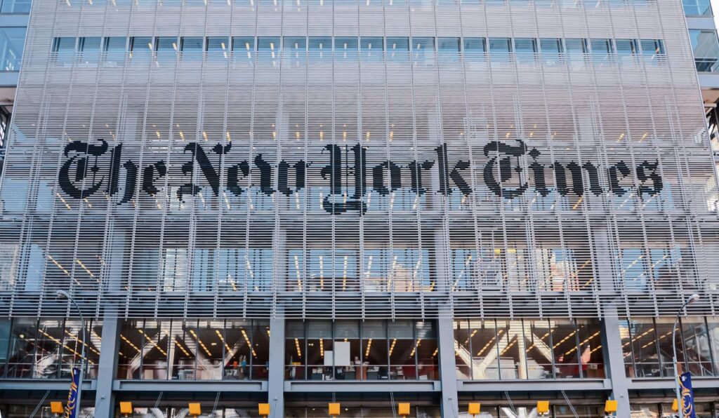 L'insegna del New York Times