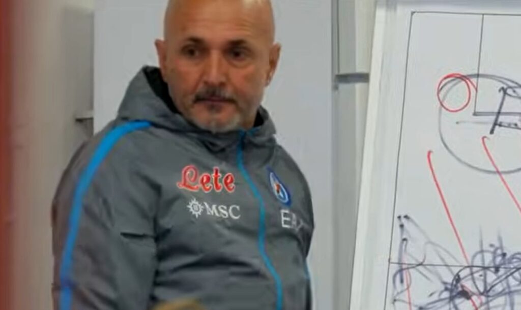 Luciano Spalletti all'epoca della sua militanza al Napoli