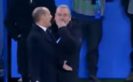 Max Allegri a bordo campo