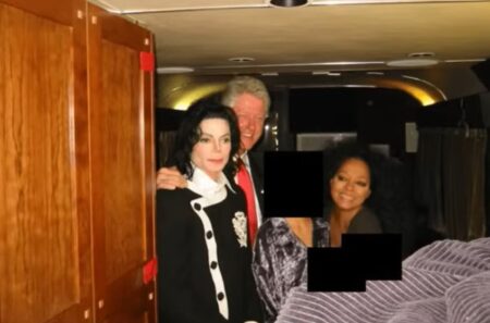 Michael Jackson, Bill Clinton e Diana Ross