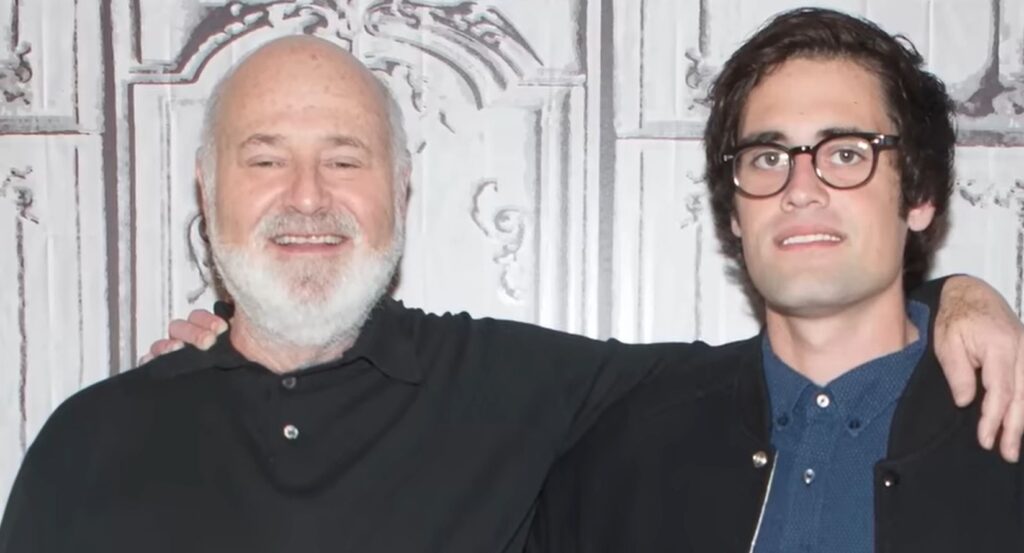 Rob Reiner e il figlio Nick nel 2016