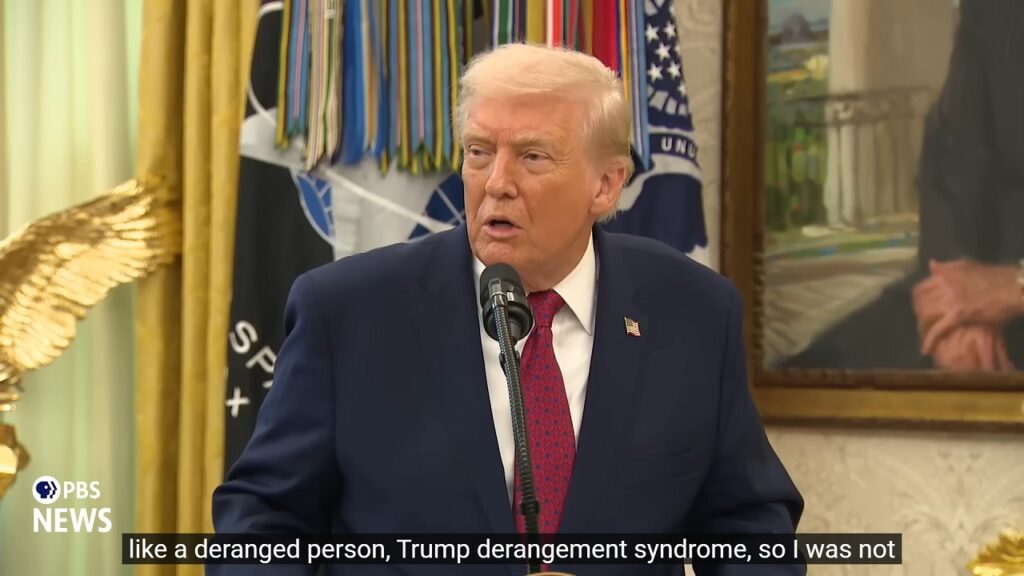 Donald Trump cita la Trump Derangement Syndrome difendendo il suo post su Rob Reiner