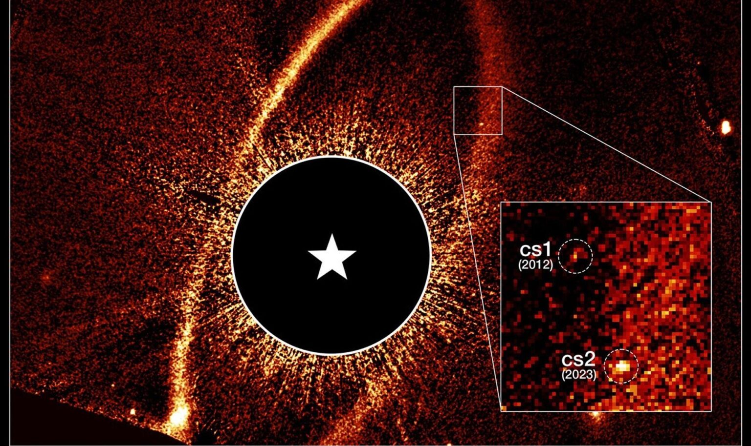 dettaglio immagine di Hubble