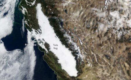 Una nebbia misteriosa nebbia ha avvolto la California per 25 giorni: ecco perché la nebbia sulla California