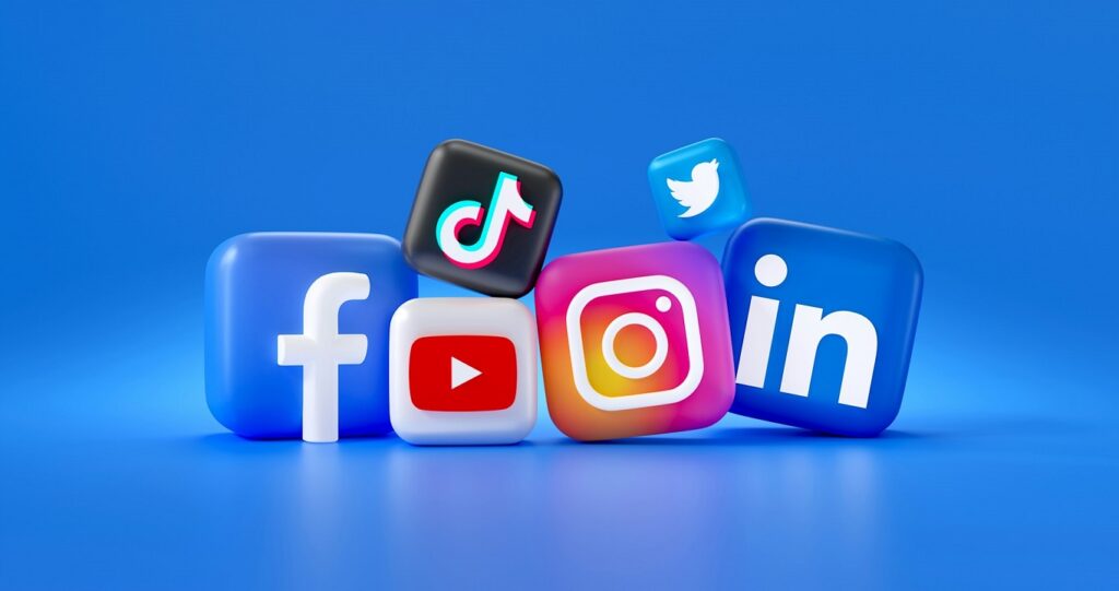 Stop ai social per gli under 16: l’Australia lancia l’esperimento (e il resto del mondo prende appunti) I loghi dei principali social media in circolazione