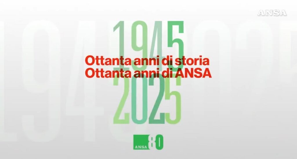 L'ANSA compie oggi 80 anni