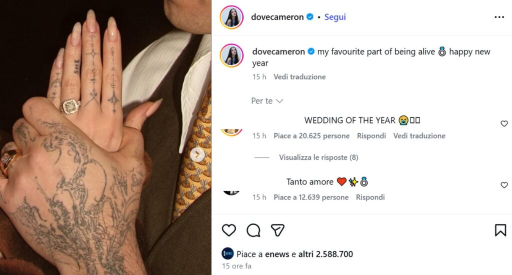 Foto fidanzamento Dove Cameron