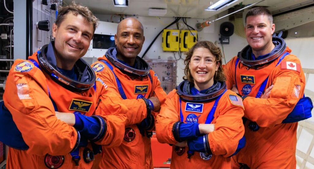 Gli astronauti di Artemis II
