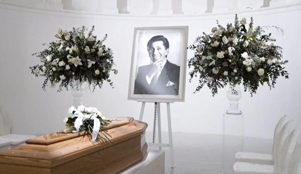 La camera ardente di Valentino