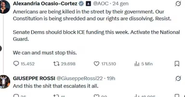 La risposta di Rossi a Ocasio Cortez