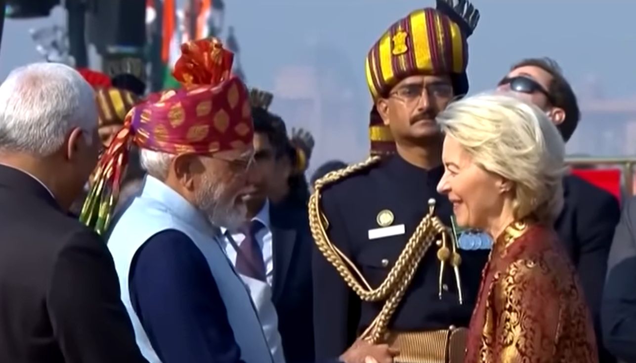 Modi e Von der Leyen