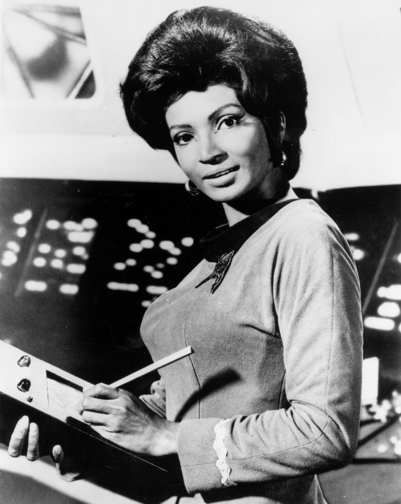 Nichelle Nichols nei panni del tenente Uhura in Star Trek
