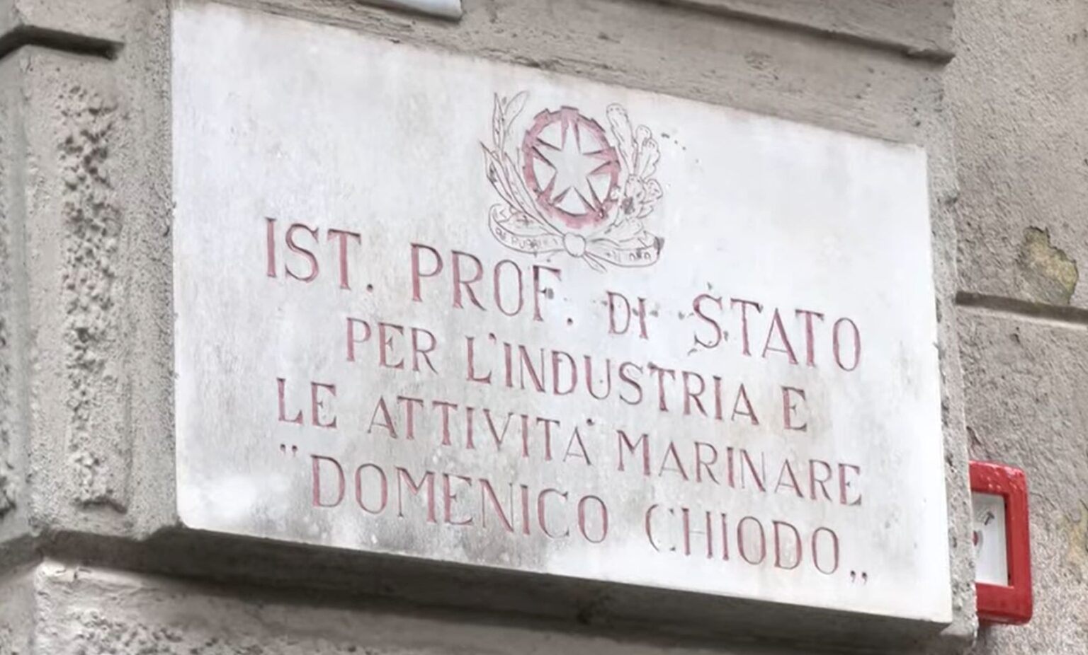 Targa scuola La Spezia