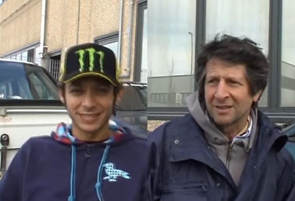 Valentino Rossi e suo padre Graziano