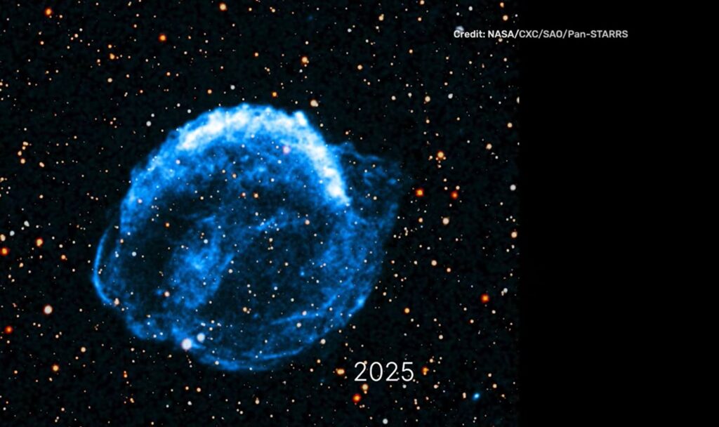 dettaglio della Supernova di Keplero