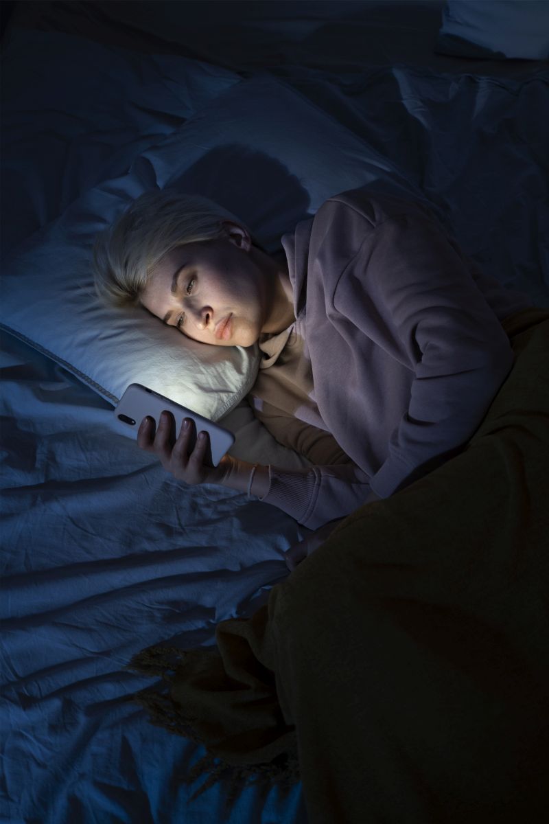 donna sveglia di notte