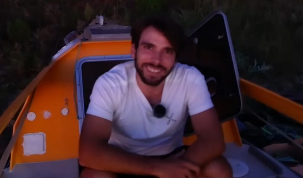 Lorenzo Barone prima di partire per il progetto Dust