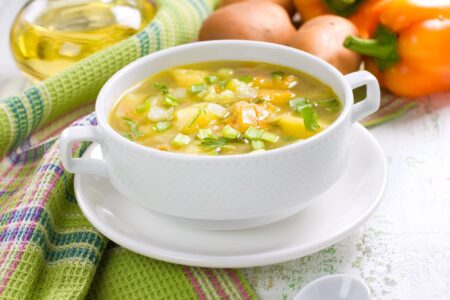 minestrina di verdure