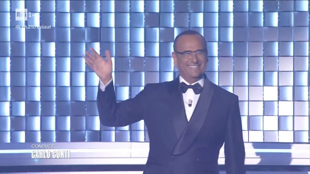Carlo Conti a Sanremo 2026